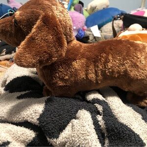 Brown Weiner Dog Stuffed Animal